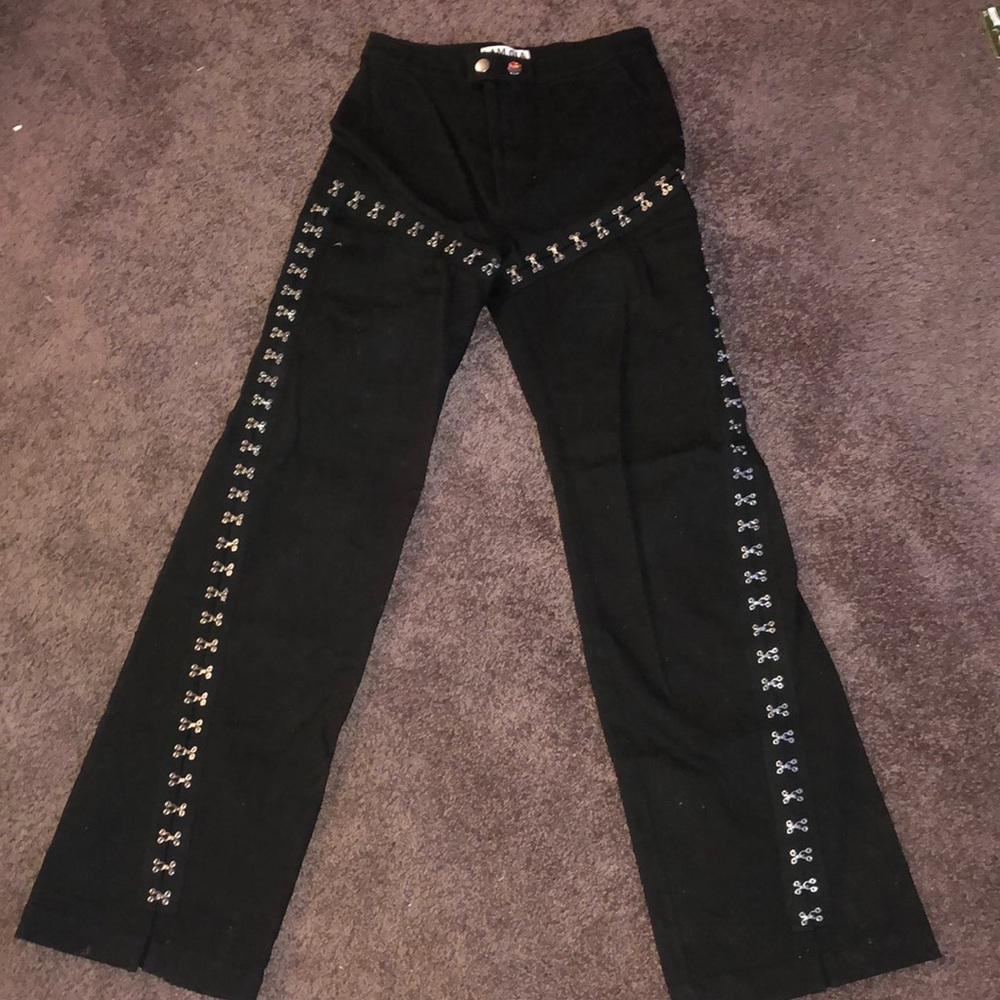 Black Iamgia Pandora pant with clasps